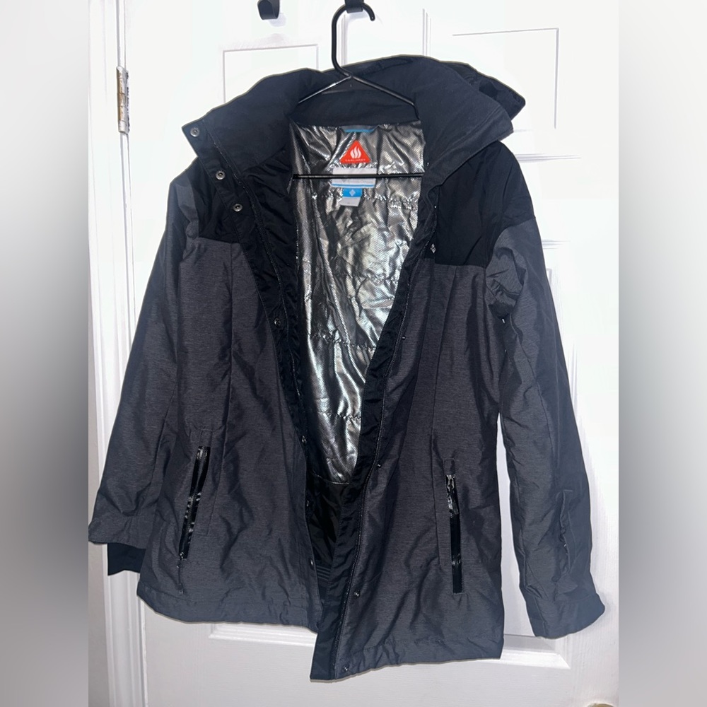 Columbia Omni-Tech Heat M Men Horizon Explorer Insulated Jacket Black Ski Coat